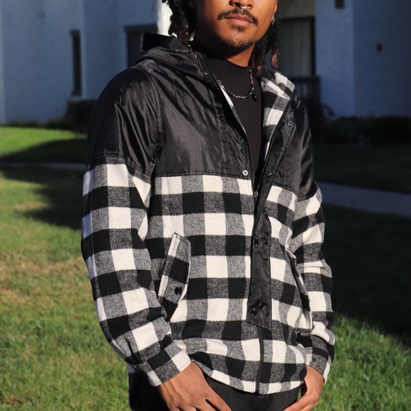 “Civil Society” Windbreaker Flannel - Picture 2 of 3